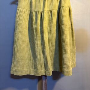 Chelsea & Theodore Olive Yellow Waistband Skirt